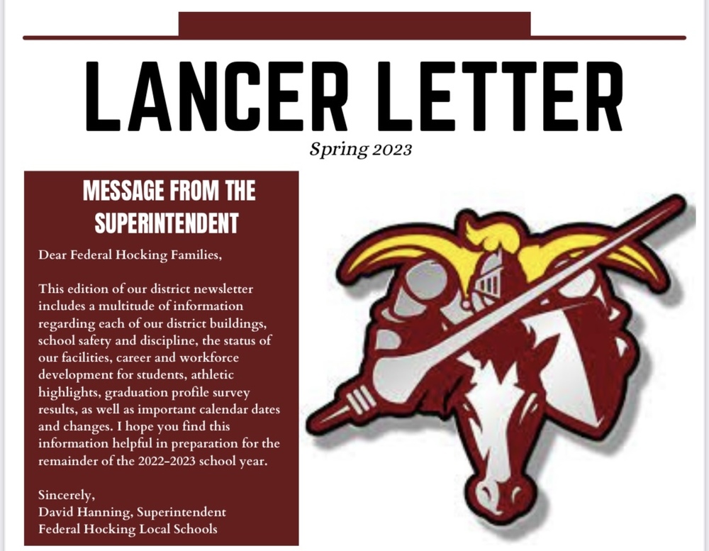 2023 Spring Lancer Letter